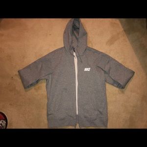 BRAND NEW Nike Grey Zip Up Hoodie, Men’s XL